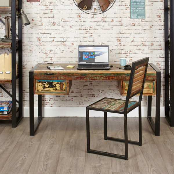Kochi Reclaimed Large Open Metal  Bookcase