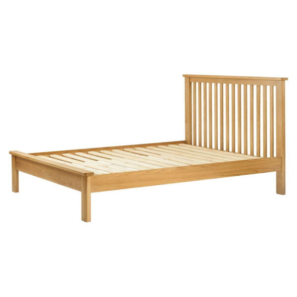 Tynedale Oak King Size Bed | Wax Finish