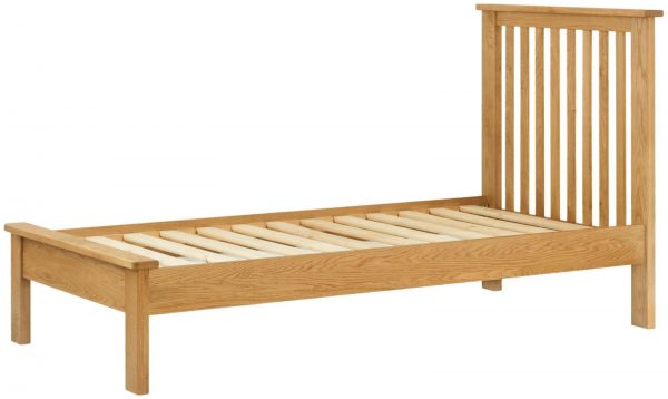 Tynedale Oak Single Bed | Wax Finish