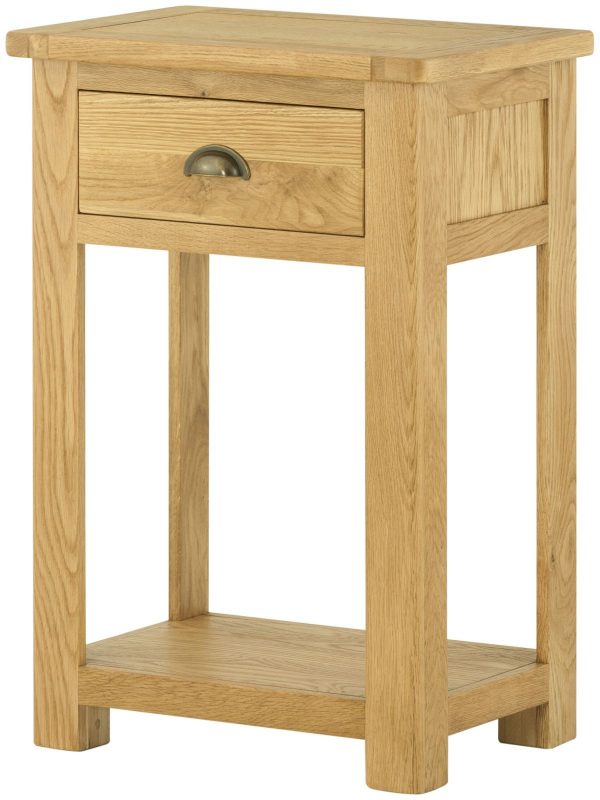 Tynedale Oak Small Console Table | Wax Finish
