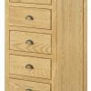 Tynedale Oak Wellington Chest | Wax Finish | Fully Assembled
