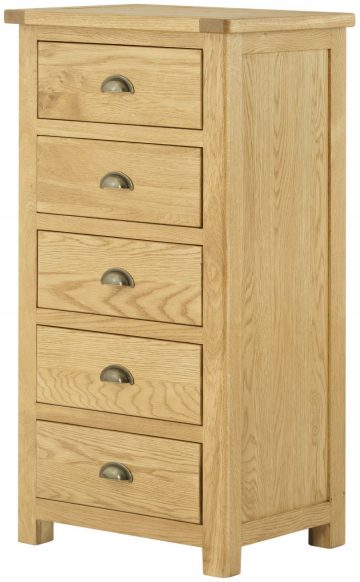 Tynedale Oak Wellington Chest | Wax Finish | Fully Assembled