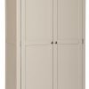 Tynedale Stone Grey Painted Full Hanging Wardrobe