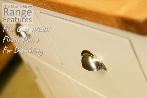 Tynedale Stone Grey Painted TV Unit | Fully Assembled