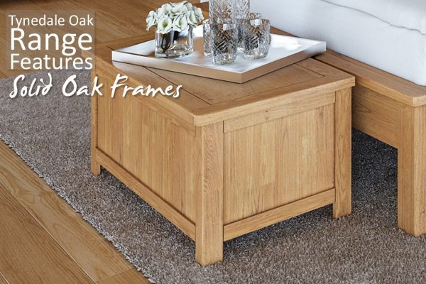 Tynedale Oak Dressing Table | Wax Finish