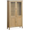 Denby Oak Display Cabinet