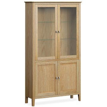 Denby Oak Display Cabinet