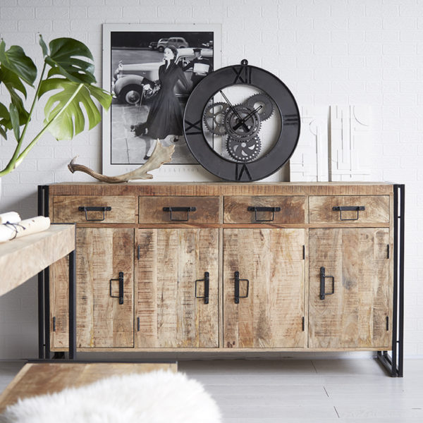 Memphis Industrial Extra Large Sideboard