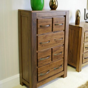 Kingston Walnut DVD / CD Storage Chest