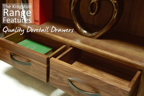 Kingston Walnut Widescreen Television Cabinet | Fully Assembled