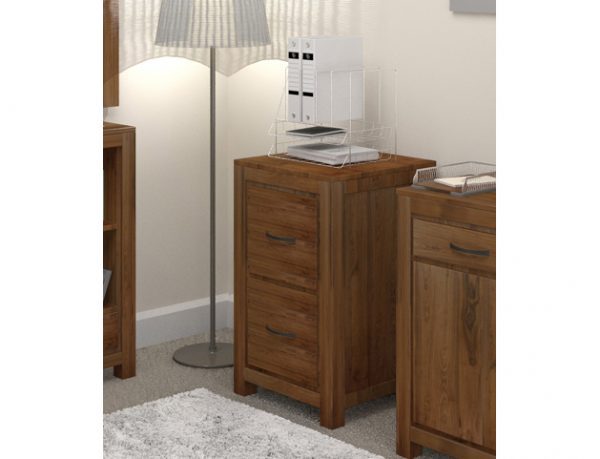 Kingston Walnut Two Drawer Filing Cabinet