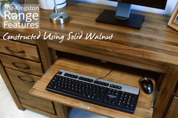 Kingston Walnut Two Drawer Filing Cabinet