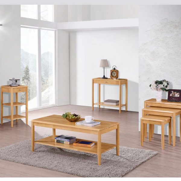 Alston Oak Round Drop Leaf Dining Table | 76 - 91cm