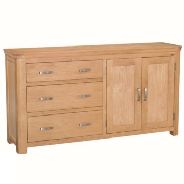 Stanhope Oak Large Sideboard | Fully Assembled