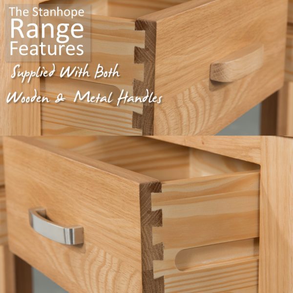 Stanhope Oak End Table With Drawer