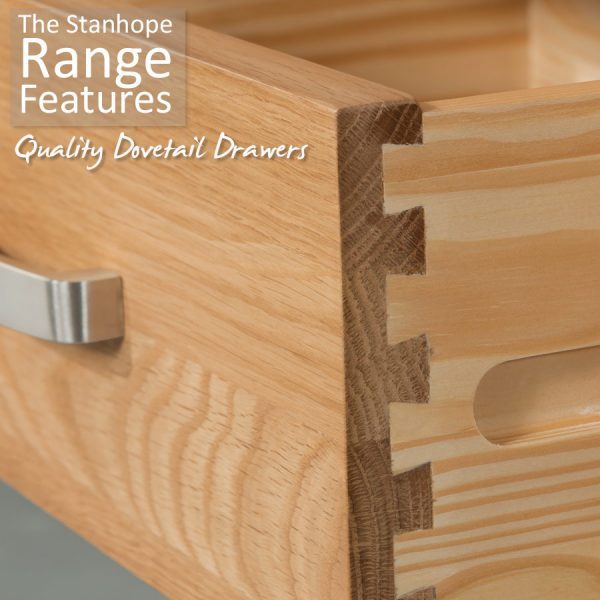 Stanhope Oak End Table With Drawer