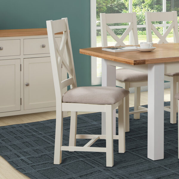 Wynyard Ivory Dining Chair | Fully Assembled