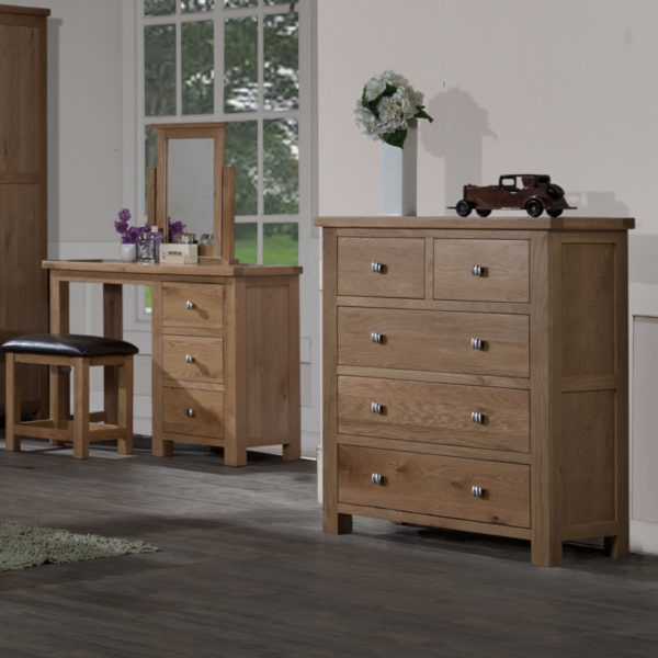 Wynyard Oak Double Wardrobe