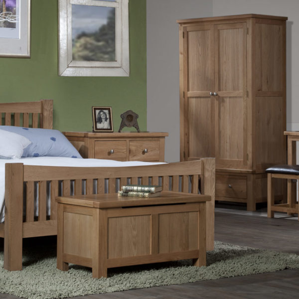 Wynyard Oak Double Wardrobe
