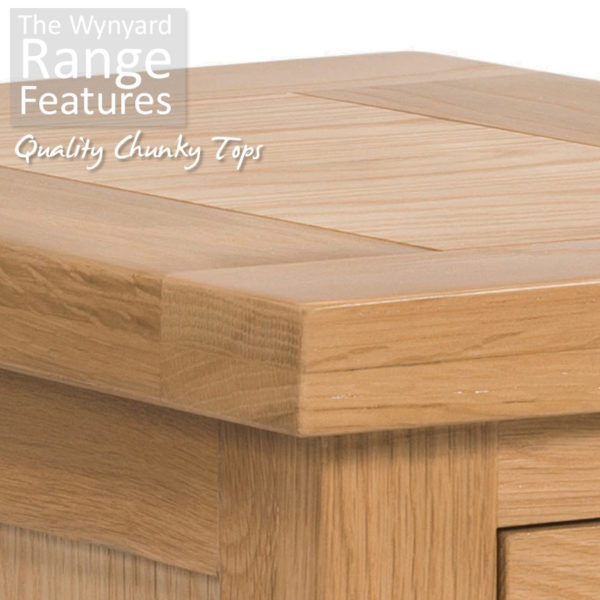 Wynyard Oak 3 Door Sideboard | Fully Assembled
