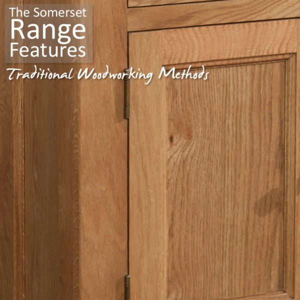 Somerset Waxed Oak 2 Over 3 Chest Of Drawers | Fully Assembled | Clearance