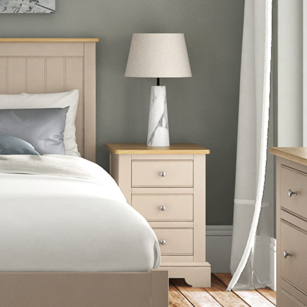 Kirkby Cobblestone Grey King Size Bed