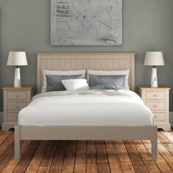 Kirkby Cobblestone Grey Bedroom Chair | Fully Assembled