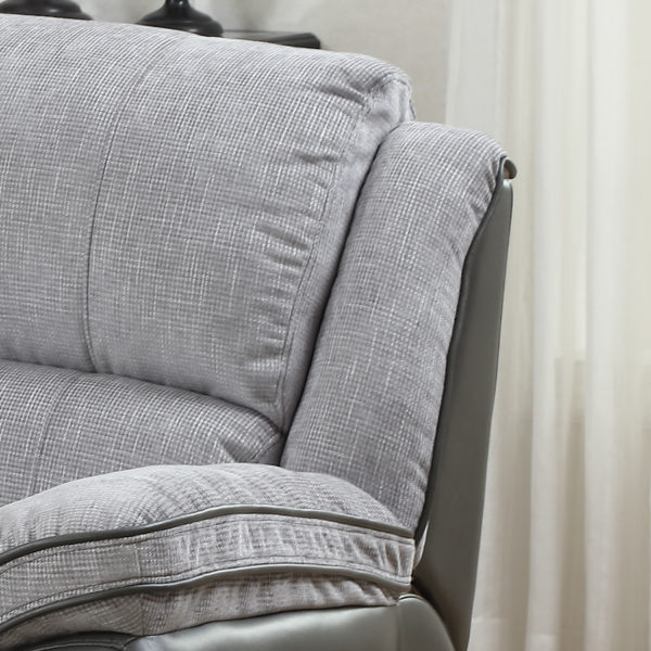 Farnham Fusion Grey Fabric Sofa 2 Seat Recliner