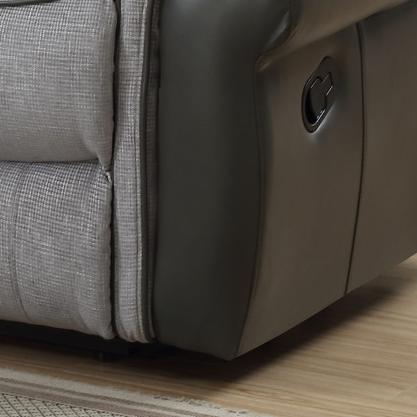Farnham Fusion Grey Fabric Sofa 2 Seat Recliner