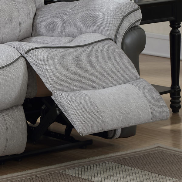 Farnham Fusion Grey Fabric Sofa 3 Seat Recliner