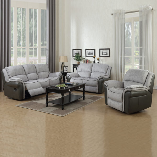 Farnham Fusion Grey Fabric Armchair Recliner