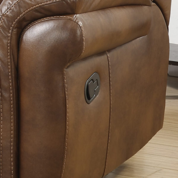Farnham Tan Leather Sofa 2 Seat Recliner