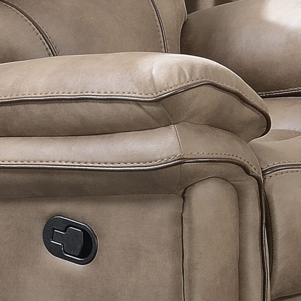 Beige Richmond Sahara Leather 2 Seat Reclining Sofa