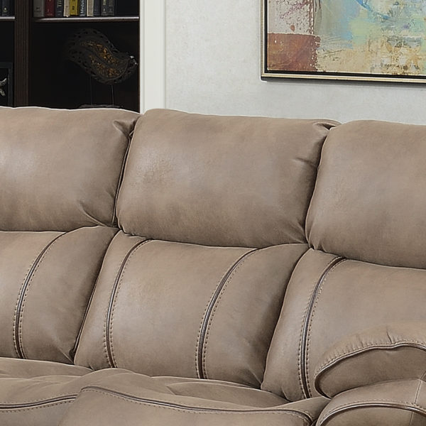 Beige Richmond Sahara Leather 2 Seat Reclining Sofa