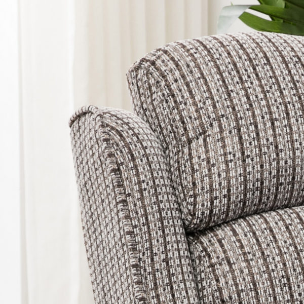 Windsor Electric Riser Recliner Armchair Latte Fabric