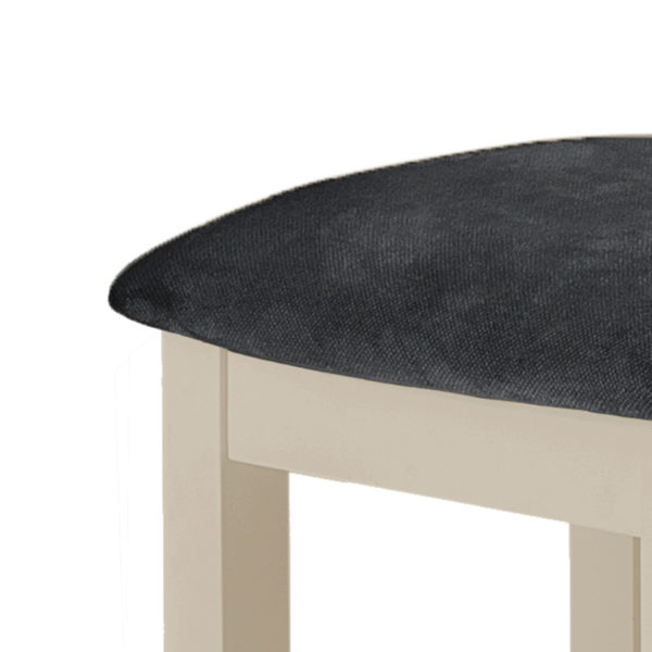 Tynedale Pebble Stool For Dressing Table | Grey