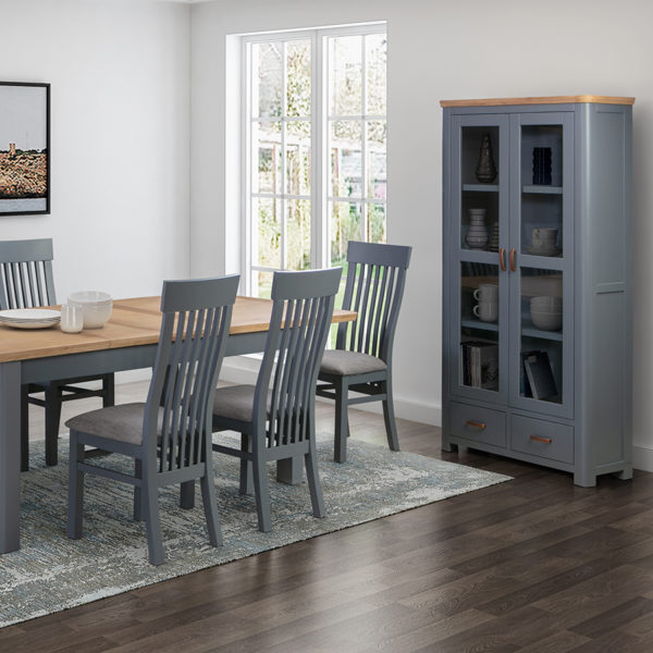 Treviso Midnight Blue 6ft Extending Dining Table