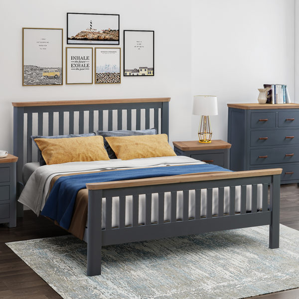 Treviso Midnight Blue High Display Unit | Fully Assembled