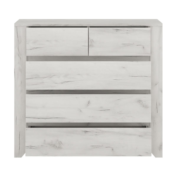 Fiji White Oak 2+3 Chest of Drawers | Self Assembly