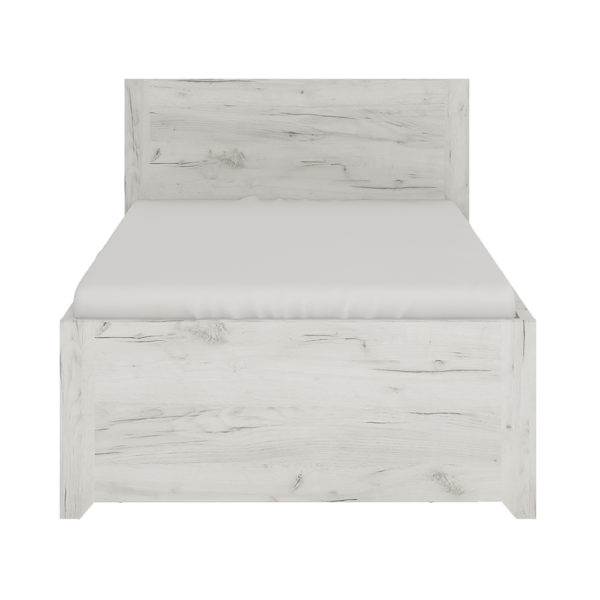Fiji White Oak Single Bed with Under Bed Drawer