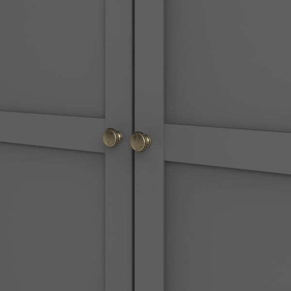 Condo Wardrobe with 2 Doors | Matt Grey