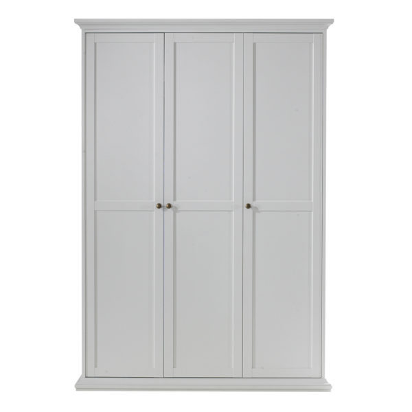 Condo Wardrobe with 3 Doors | White