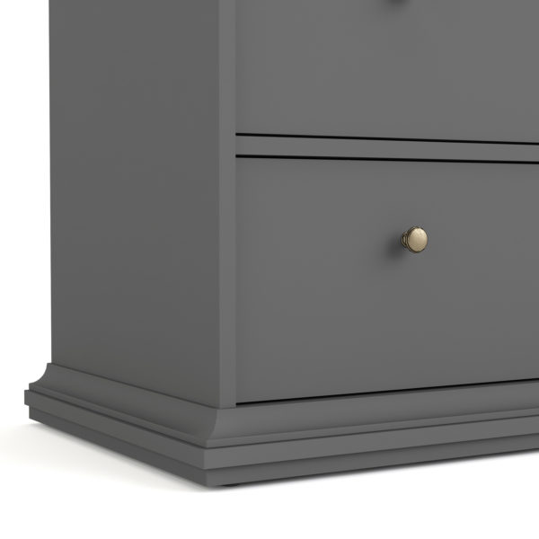 Condo Chest of 4 Drawers | Matt Grey | Self Assembly