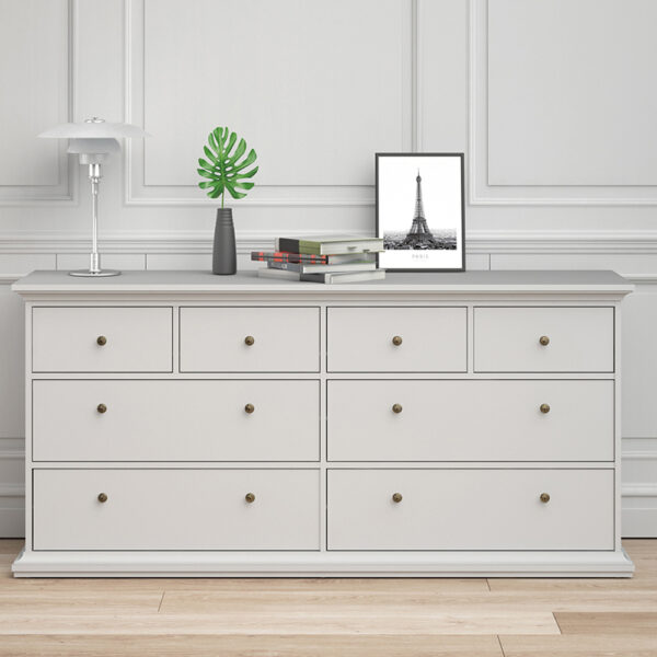Condo Chest of 8 Drawers | White | Self Assembly