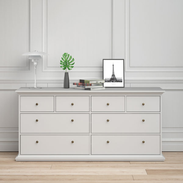 Condo Chest of 8 Drawers | White | Self Assembly