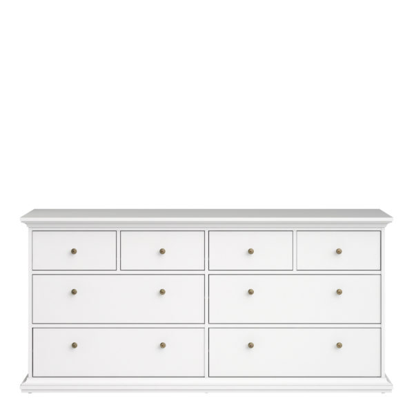 Condo Chest of 8 Drawers | White | Self Assembly