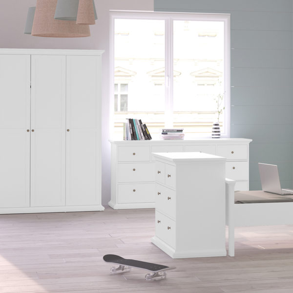 Condo Chest of 8 Drawers | White | Self Assembly