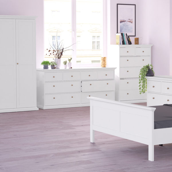 Condo Chest of 8 Drawers | White | Self Assembly