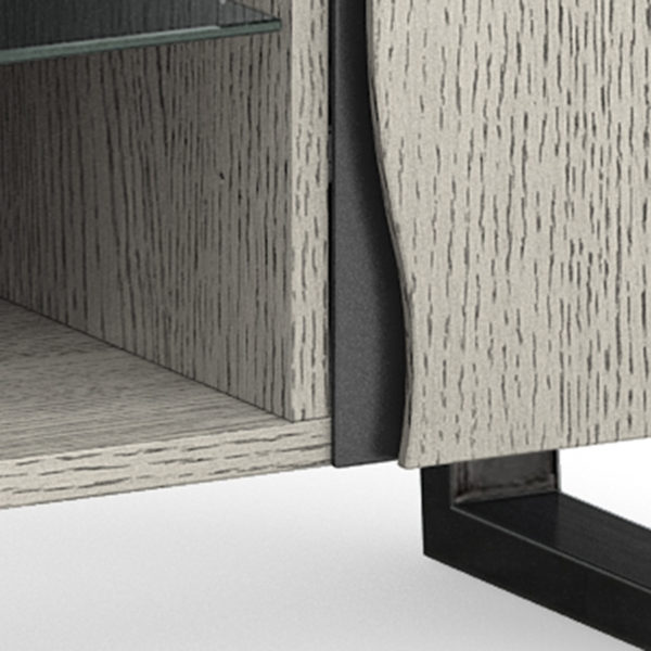 Rockcliffe Corner TV Unit | Grey