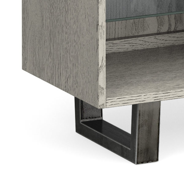 Rockcliffe Corner TV Unit | Grey
